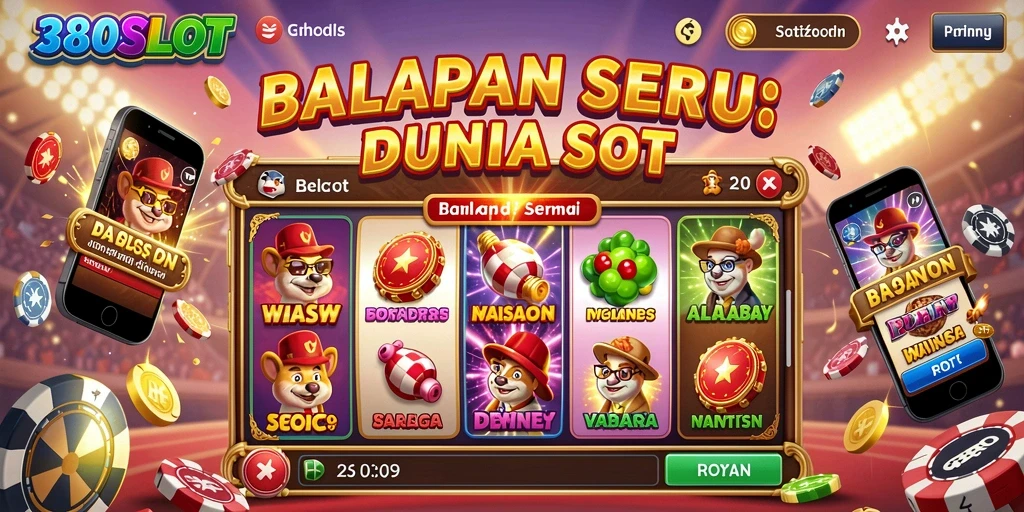 Gameplay menegangkan dengan putaran slot yang menghibur.