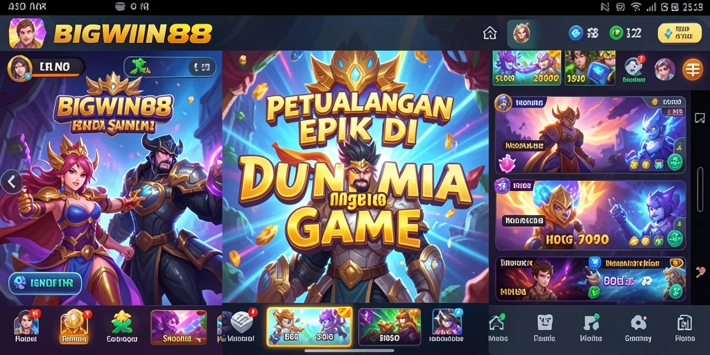 Tangkapan layar menunjukkan pemain menjelajahi dunia petualangan yang penuh tantangan.