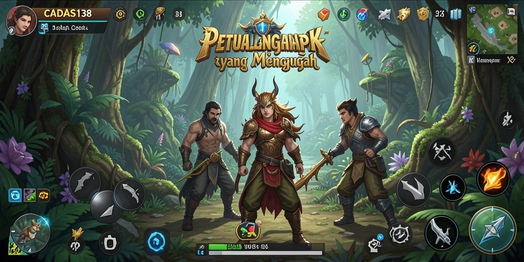 Tangkapan layar menunjukkan aksi mendebarkan dalam game petualangan CADAS138.