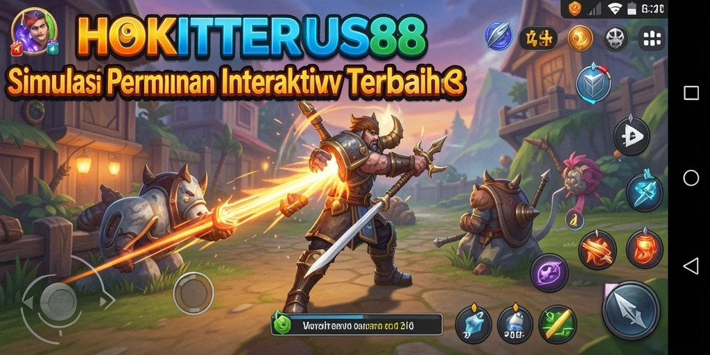 Tampilan gameplay HOKITERUS88 yang menarik dan interaktif.