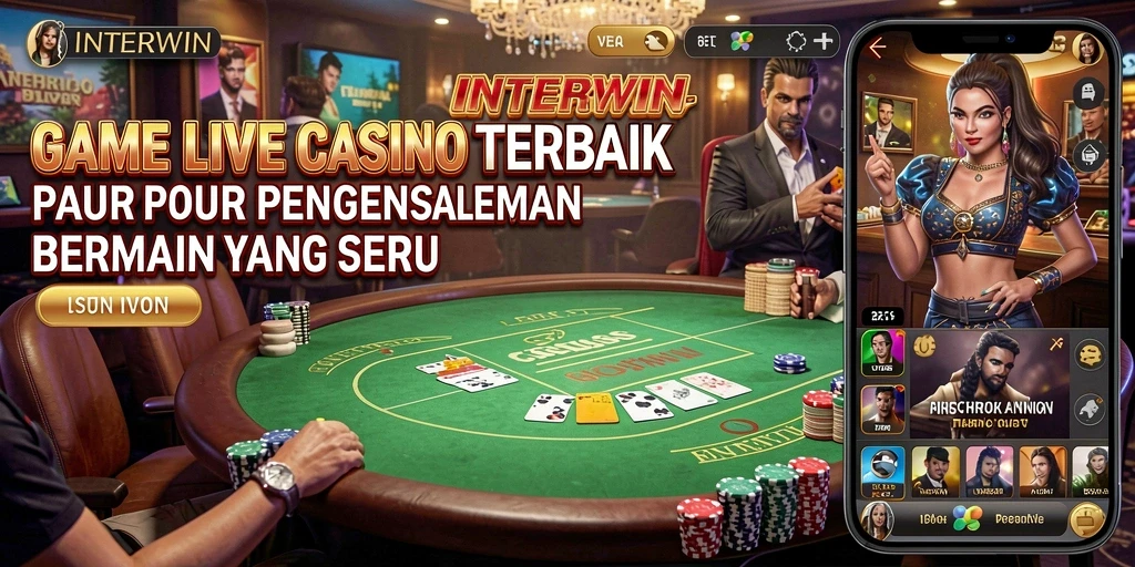 Tampilan luar biasa dari gameplay Live Casino INTERWIN yang mengasyikkan.