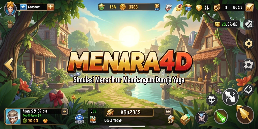 Screenshot MENARA4D menampilkan gameplay simulasi yang menarik dan kreatif.
