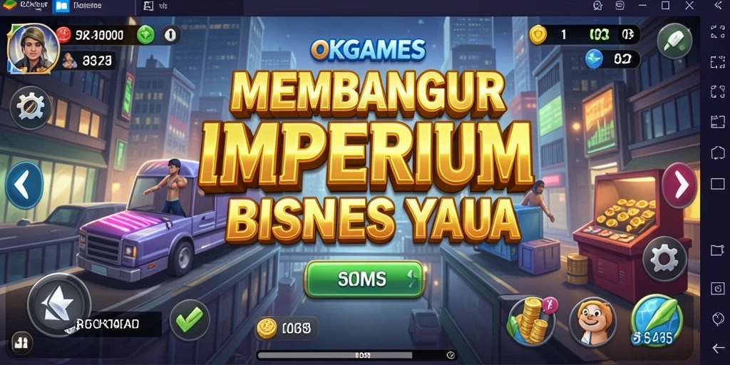 Gameplay seru dalam OKGAMES yang memacu kreativitas bisnis.