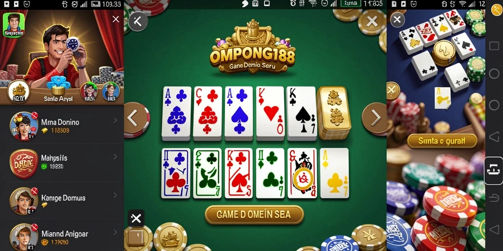 Tampilan gameplay OMPONG188 yang mendebarkan dan penuh aksi.