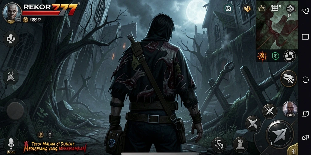 Screenshot gameplay menampilkan suasana Horror yang menegangkan.