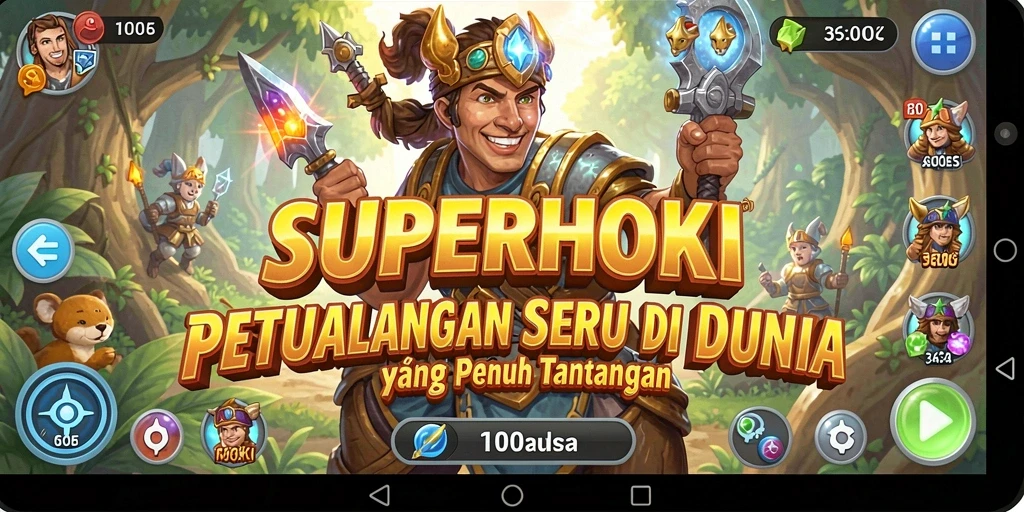 Gameplay seru dengan berbagai tantangan di SUPERHOKI.