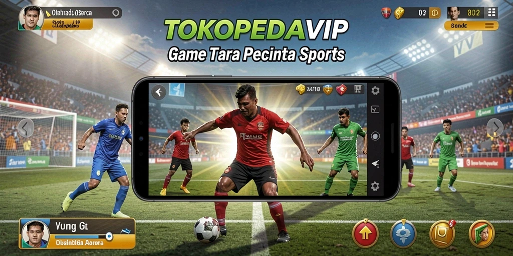 Tampilan gameplay TOKOPEDIAVIP yang seru dan interaktif.