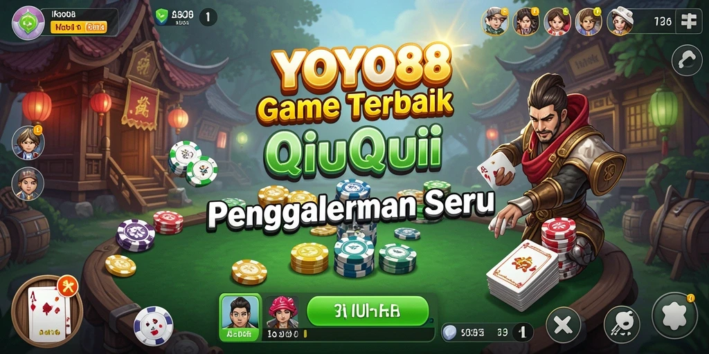 Tampilan gameplay QiuQiu yang menegangkan di YOYO88.