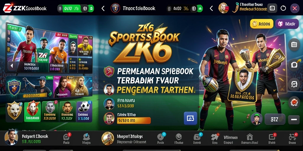 Tampilan gameplay ZK6 dengan elemen taruhan yang menarik.